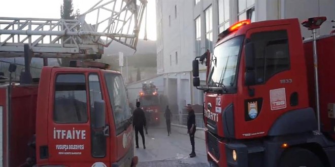 Burdur'da öğrenci yurdunda yangın
