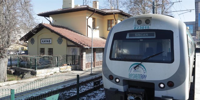 Başkentray'ı bayram tatilinde 498 bin 523 kişi kullandı