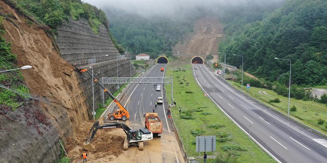 Bolu Dağı Tüneli'nin İstanbul yönü 70 metre uzatılacak
