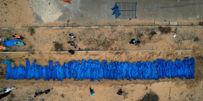 İsrail'in 201 gündür saldırılarını sürdürdüğü Gazze'de 34 bin 262 kişi hayatını kaybetti