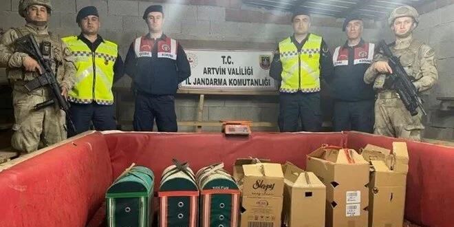 Artvin'de horoz dövüşüne jandarma baskını