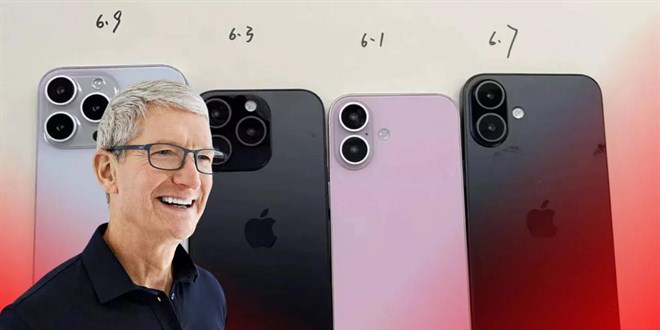 iPhone 16 serisinin ekran boyutları sızdırıldı