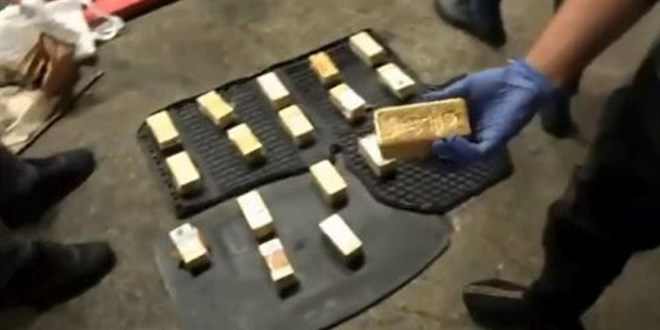 Van'da 94 kilogram kaçak altın ele geçirildi