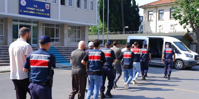 Mersin merkezli 8 ilde DEA operasyonu: 11 tutuklama