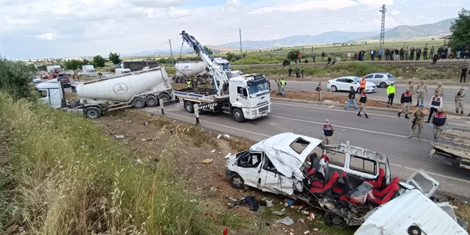 Gaziantep'te 9 kiinin ld kazada tanker srcs tutukland