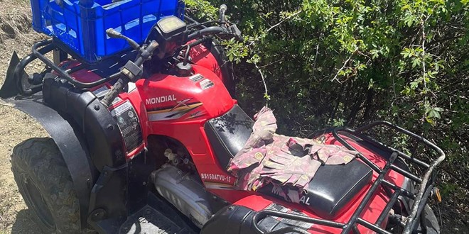 Sivas'ta devrilen ATV'nin sürücüsü öldü; eşi ağır yaralı
