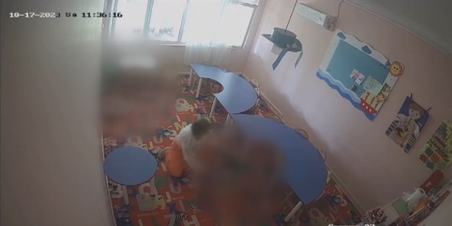 Kreşteki çocuklara şiddet uygulayan müdür tutuklandı