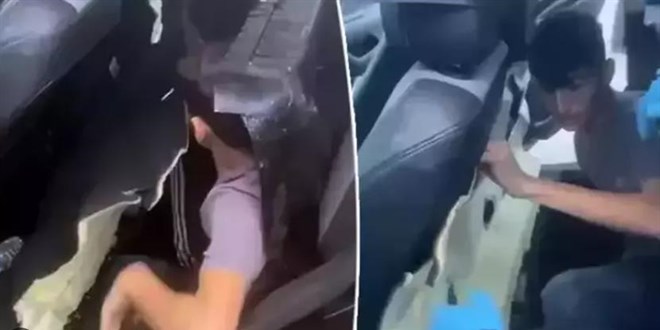 Cipin koltuğunun altında 2 kaçak göçmen yakalandı