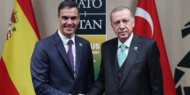Erdoğan, İspanya Başbakanı Sanchez ile görüştü