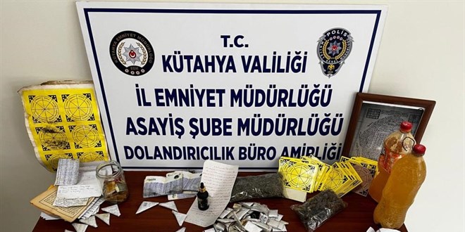 Kütahya'da 'üfürükçü' operasyonu: 4 kişi gözaltına alındı