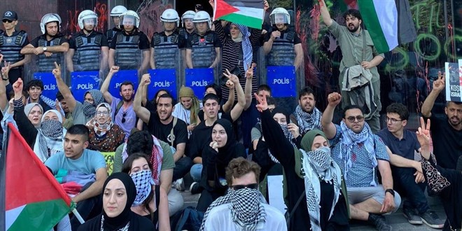 SOCAR şirketini protesto edenlerden 13 kişi gözaltına alındı