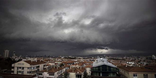 Meteoroloji'den gök gürültülü sağanak uyarısı