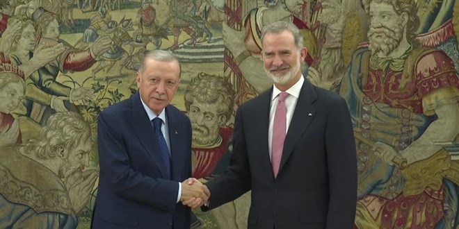 Erdoğan, İspanya Kralı 6. Felipe ile görüştü
