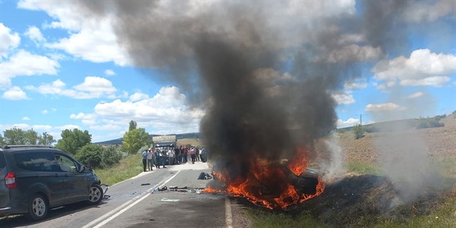 Çankırı'da trafik kazasında 1 kişi öldü, 1 kişi yaralandı