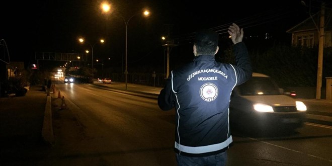 Kalkan-25 operasyonlarında 2 bin 563 düzensiz göçmen yakalandı