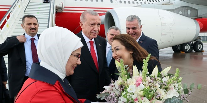 Cumhurbaşkanı Erdoğan, milli maç için Berlin'de