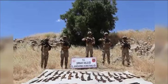 'Bozdoğan-49' operasyonunda 36 piyade tüfeği ele geçirildi