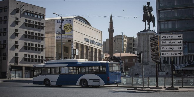 Ankara'da 15 Temmuz'da toplu taşıma ücretsiz olacak