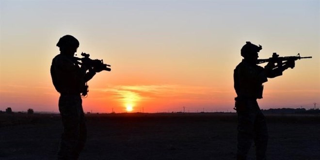 Irak ve Suriye'nin kuzeyinde 7 terörist etkisiz hale getirildi