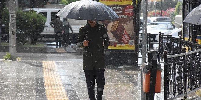 İç Batı Anadolu için gök gürültülü sağanak uyarısı