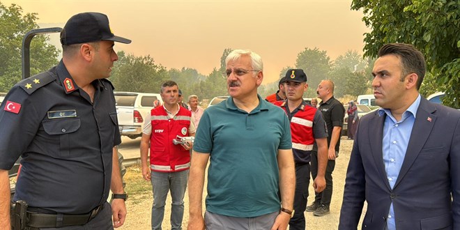 Bolu'daki orman yangını 2'nci gecesinde