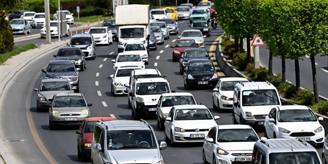 Trafiğe temmuzda 276 bin 615 taşıtın kaydı yapıldı