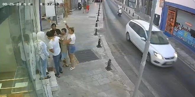 Bodrum'da kuaför ile baklavacı birbirine girdi