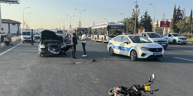 Otomobil ile çarpışan elektrikli bisikletteki 1 kişi öldü