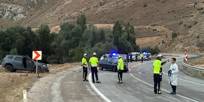 Bayburt'ta otomobil ile cipin çarpıştığı kazada 1 kişi öldü