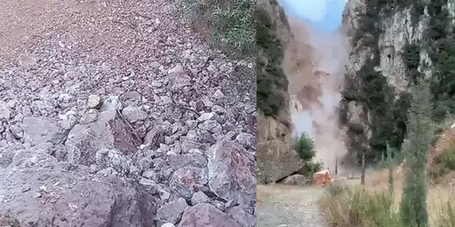 Taş ocağı için patlatma yaparak, şelaleye zarar veren firmanın faaliyeti durduruldu