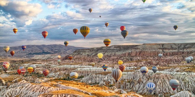 2024'ün ilk 9 ayında 700 bin kişi sıcak hava balonu ile uçtu