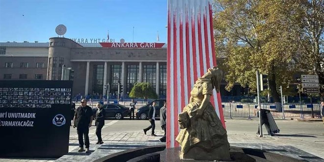 Ankara Gar katliamı için anıt yapıldı, aileler boykot etti