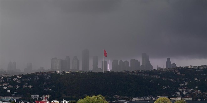 İstanbul'a sağanak uyarısı