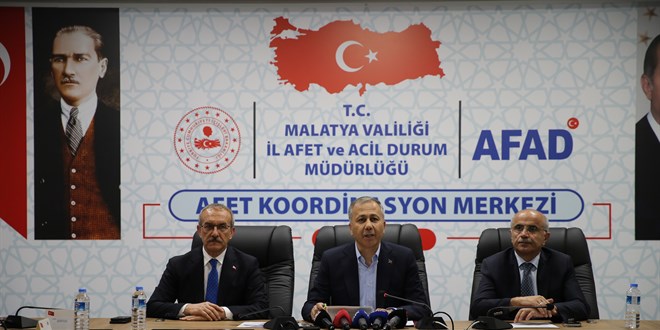 Bakan Yerlikaya'dan Malatya'daki 5,9'luk depremle ilgili açıklama