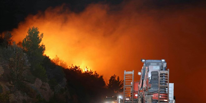 Muğla'da üç noktada birden yangın çıktı