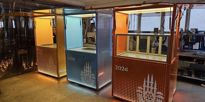 İstanbul'un simit, kestane ve mısır arabalarına yeni tasarım