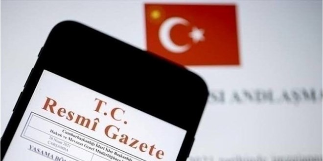 TBMM kararları Resmi Gazete'de