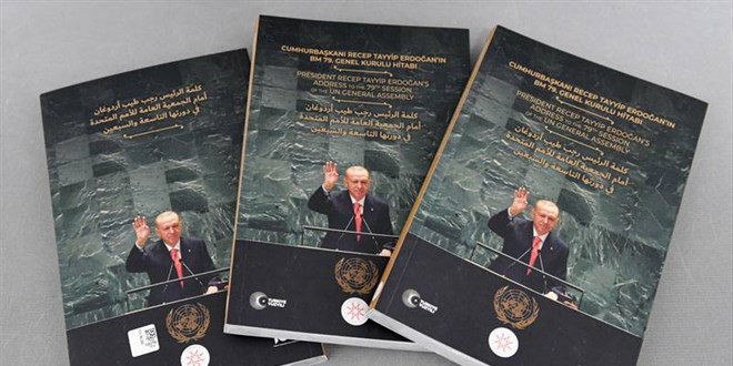 Erdoğan'ın BM Genel Kurulu'ndaki konuşması kitaplaştırıldı