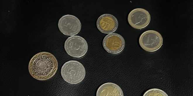 Sahte madeni euro basan şebeke yakalandı