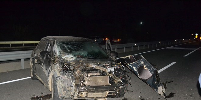 İpsala'da düğün dönüşü kaza: 6 yaralı