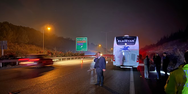 Bursa'da yolcu otobüsünün çarptığı kadın yaşamını yitirdi
