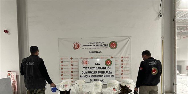 Gürbulak Sınır Kapısı'nda 4 buçuk tondan fazla uyuşturucu ele geçirildi