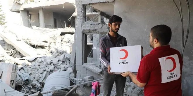 Gazze'ye en çok yardım Türkiye'den