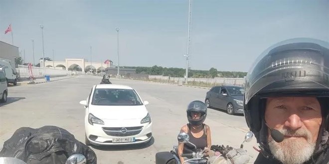 Motosikletle Çin hayali Edremit'te son buldu! 3.2 milyonluk dava