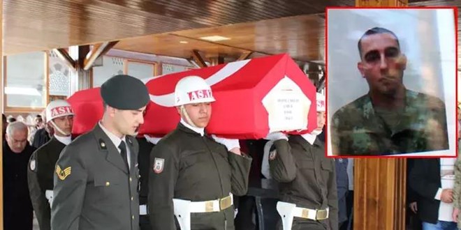 Yatağında ölü bulunan Jandarma Er Çopur, toprağa verildi