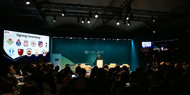 COP29 kapsamında 'Futbol Kulüpleri İklim İttifakı' kuruldu