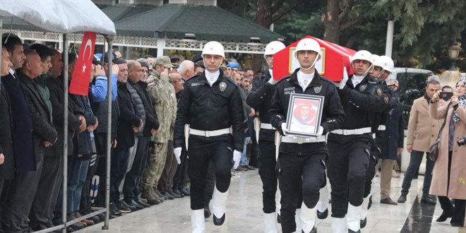 Şehit polis memuru Beykoz son yolculuğuna uğurlandı