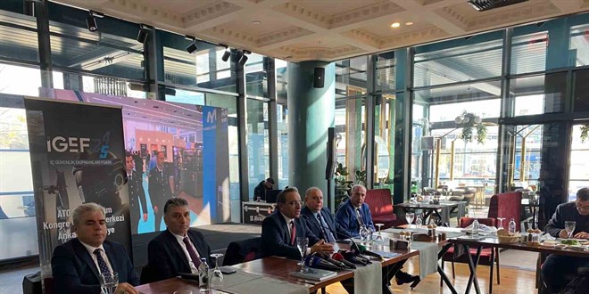 İç Güvenlik Ekipmanları Fuarı'nın (İGEF) tanıtım toplantısı Ankara'da gerçekleştirildi