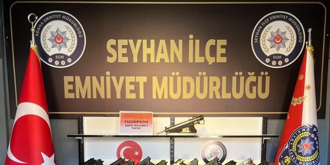 Adana'da 75 silah ele geçirilirken 253 suçlu yakalandı