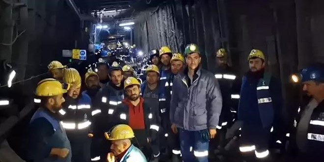 Çayırhan'da maden işçilerinin eylemi 3'üncü gününde